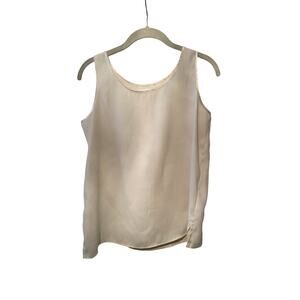VINTAGE CREAM TANK| CHRISTIE & JILL| SMALL